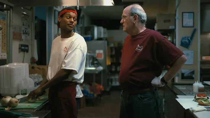 A man working in the kitchen
