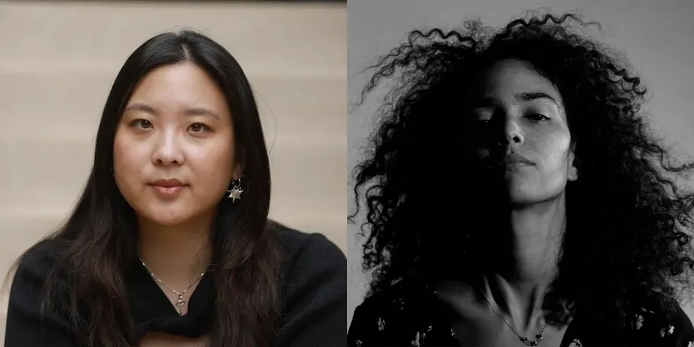 Headshots of Annie Ning '25 and Maria del Mar Rosario (GS '15). 