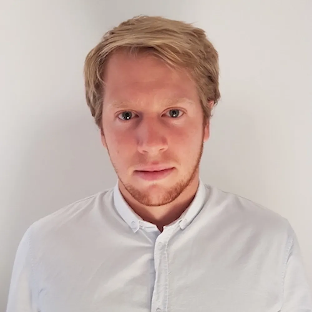 portrait of a blond man