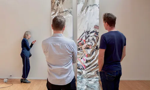 Art by Julian Day 'Cold Front' 2018 at Dominik Mersch Gallery, image by Matthew Veneables
