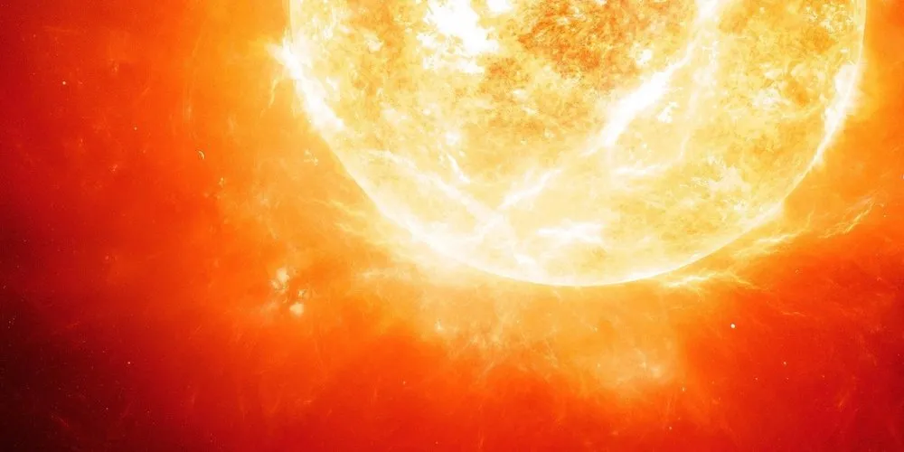 Red fire ball