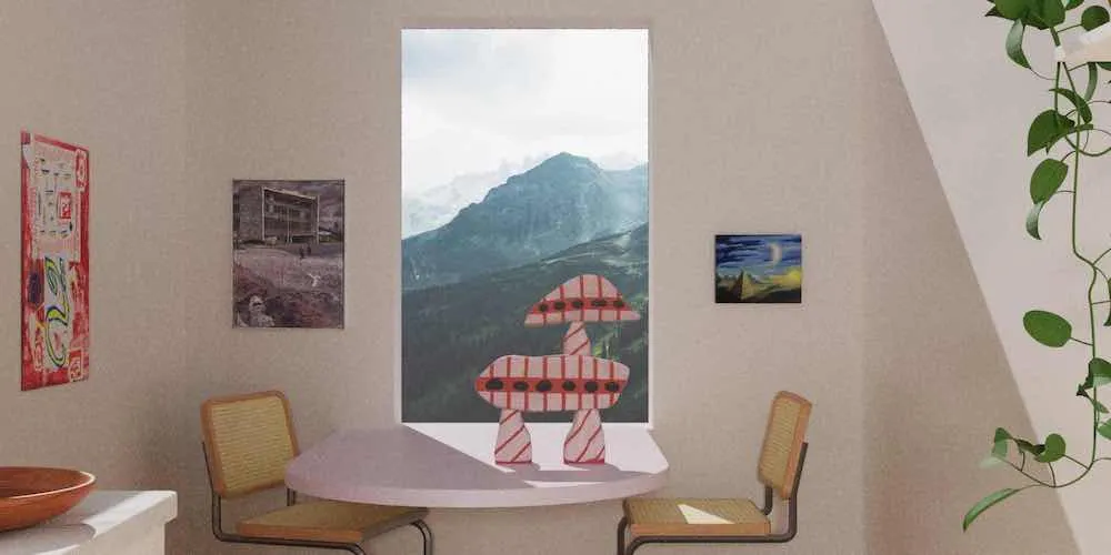 artwork made of landscape scenes