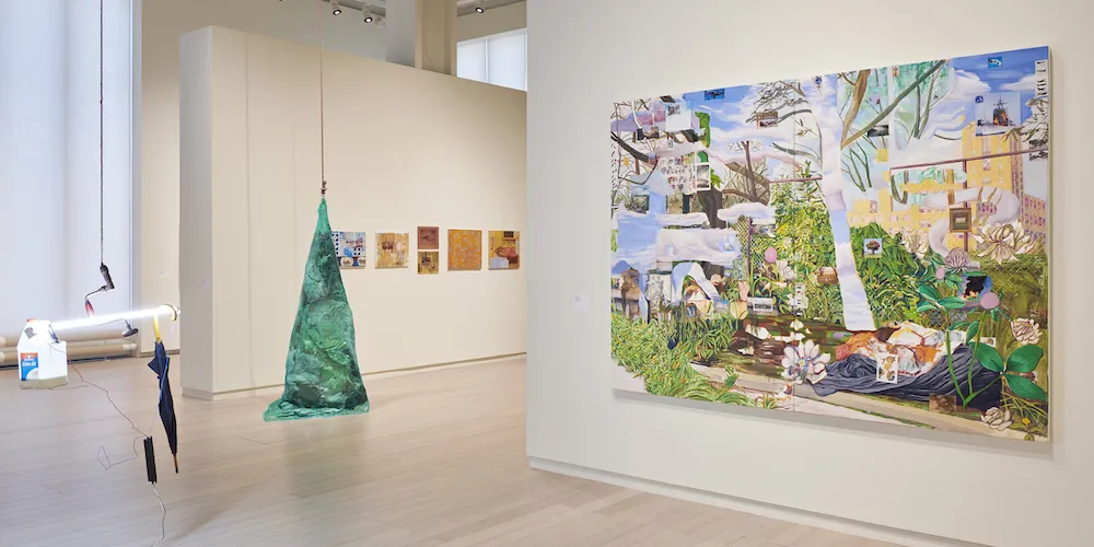 Installation shot from Class of 2021 First Year MFA Exhibition
