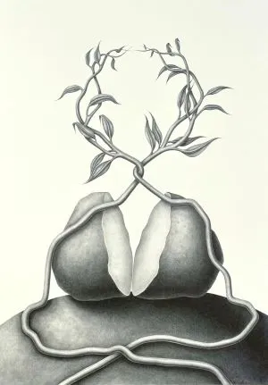 Devra Fox, A Persistent Cycle, 2021, graphite on paper