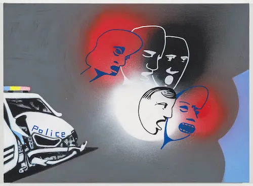  David Humphrey, "Chorus," 2020, Acrylic on canvas