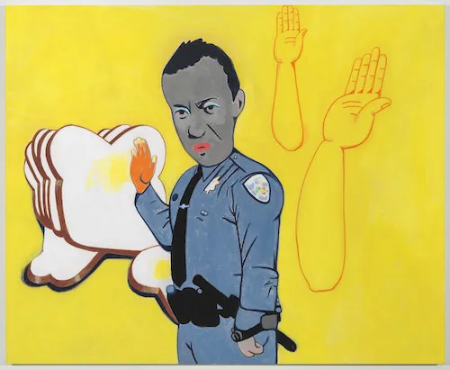 David Humphrey, "Oath," 2020, Acrylic on canvas
