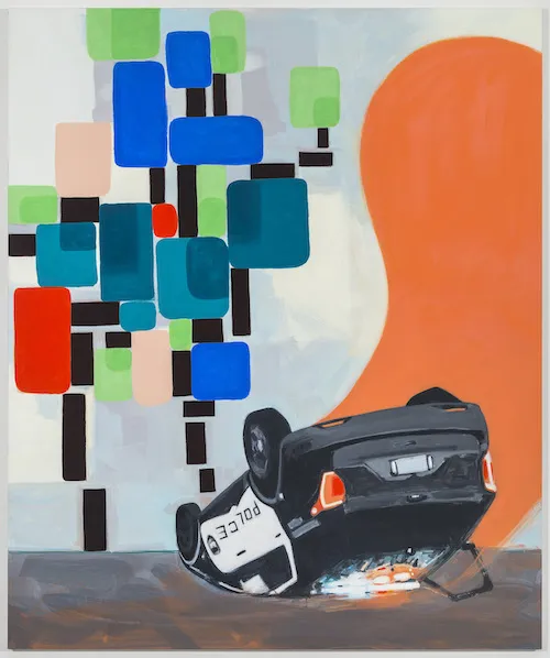  David Humphrey, "Overturned," 2020, Acrylic on canvas