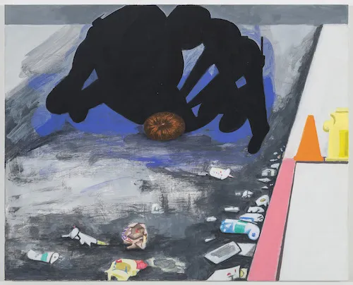  David Humphrey, "Subdued Demonstrator #1," 2020, Acrylic on canvas