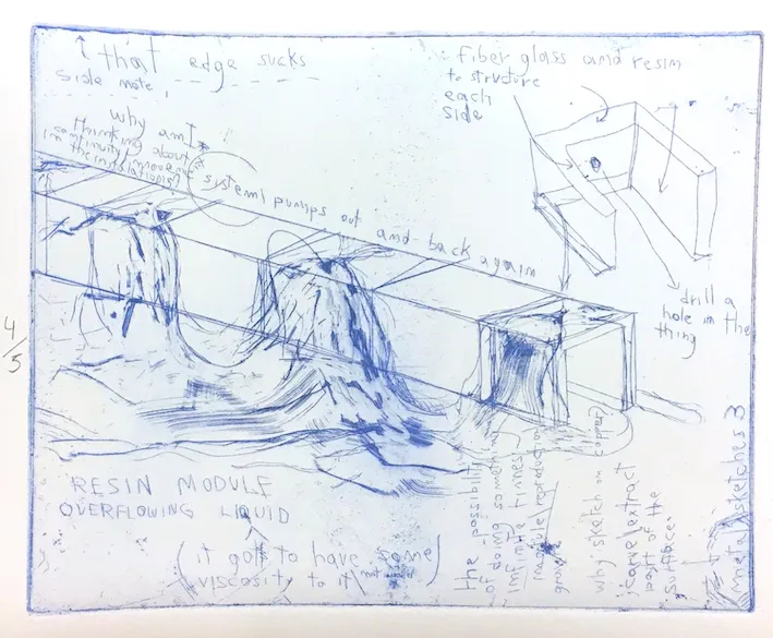 Series- metal sketches #3, by Raphaela Melsohn