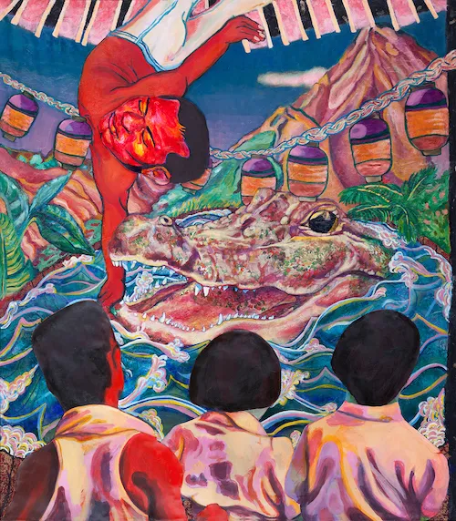 'Alligator' by Kiyomi Quinn Taylor '20, image courtesy of the artist.  