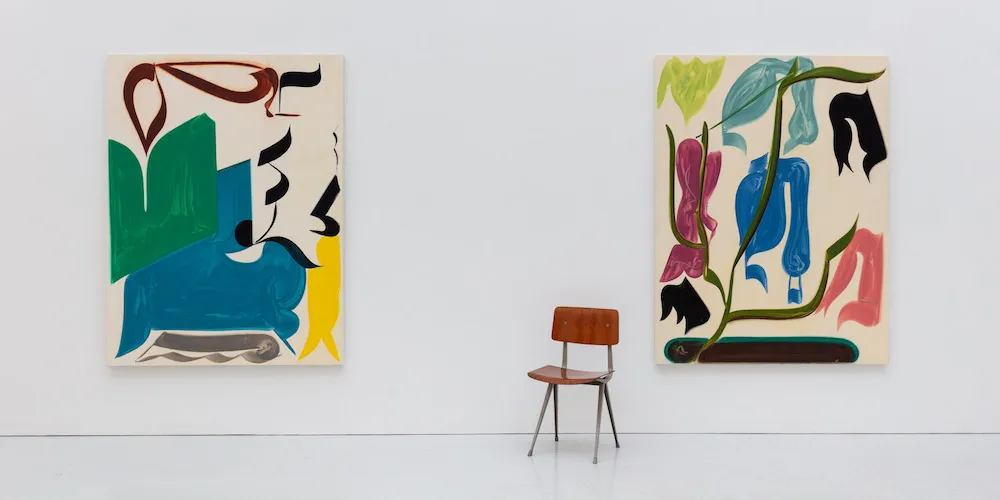artwork on a gallery wall
