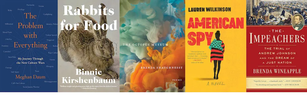 book covers of many colors