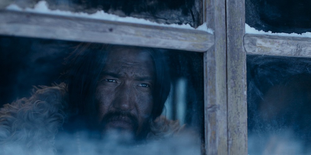 still from One and Four directed by Jigme Trinley of man looking through window