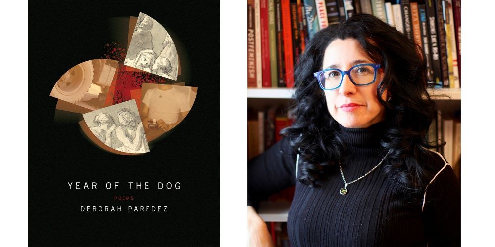 'Year of the Dog" book cover; Deborah Paredez headshot