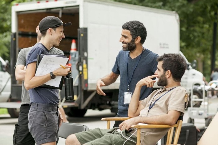 Suzanne Andrews Correa on the set of Green, image courtesy of FilmFreeway. Behind the scenes on Green