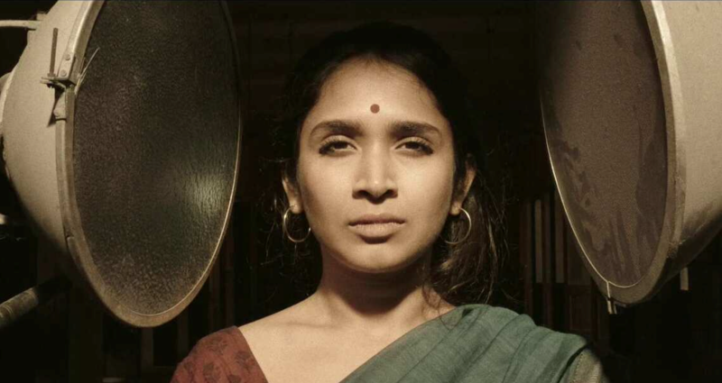 Still from ' Jole Dabe Na' woman looking forward