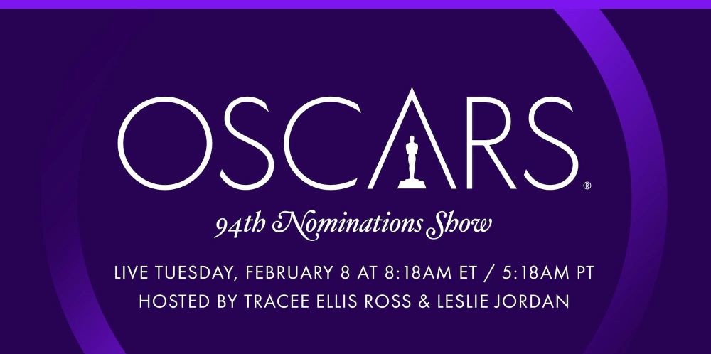 Info graphic of Oscars on indigo background