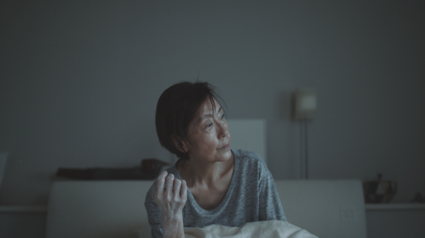 Kio Shijiki shot her first short film in Japan in 2016 Woman in interior space