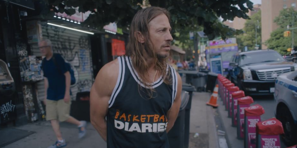 Still from 'Bunny' A man stands on a city street
