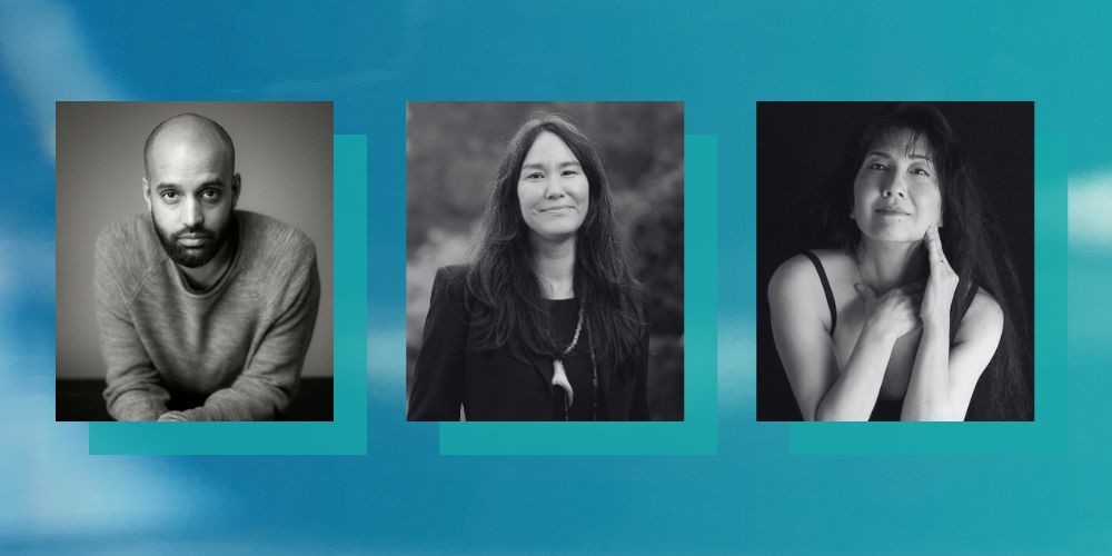 Three. headshots of prize winners. 