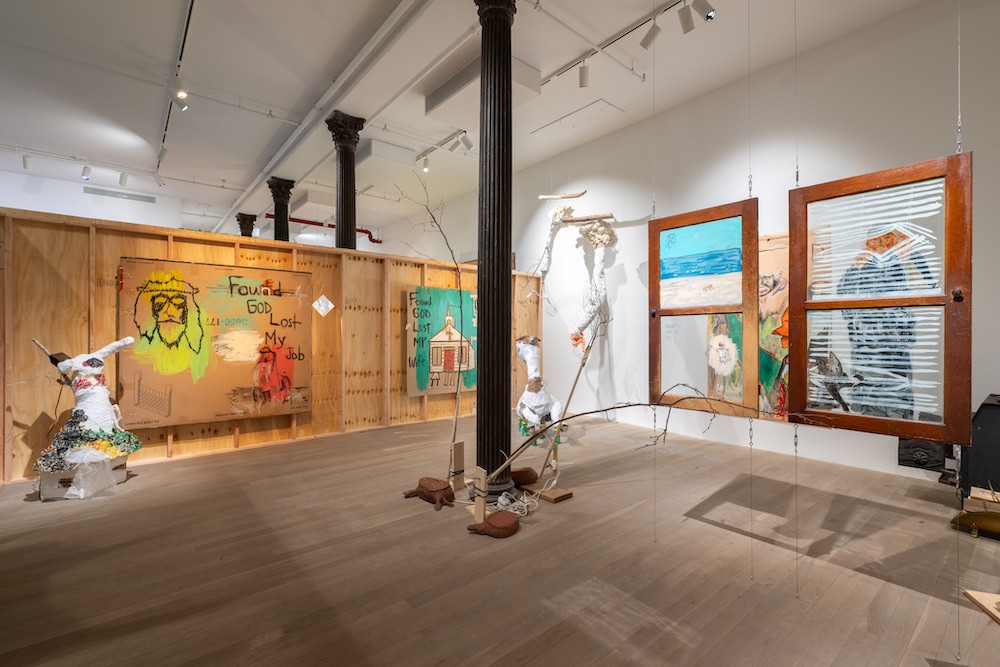 Char Jeré: Zoo or an Orchestra. Installation view, Artists Space, 2023. Image courtesy Artists Space, New York. Photo: Filip Wolak. Sound art exhibit