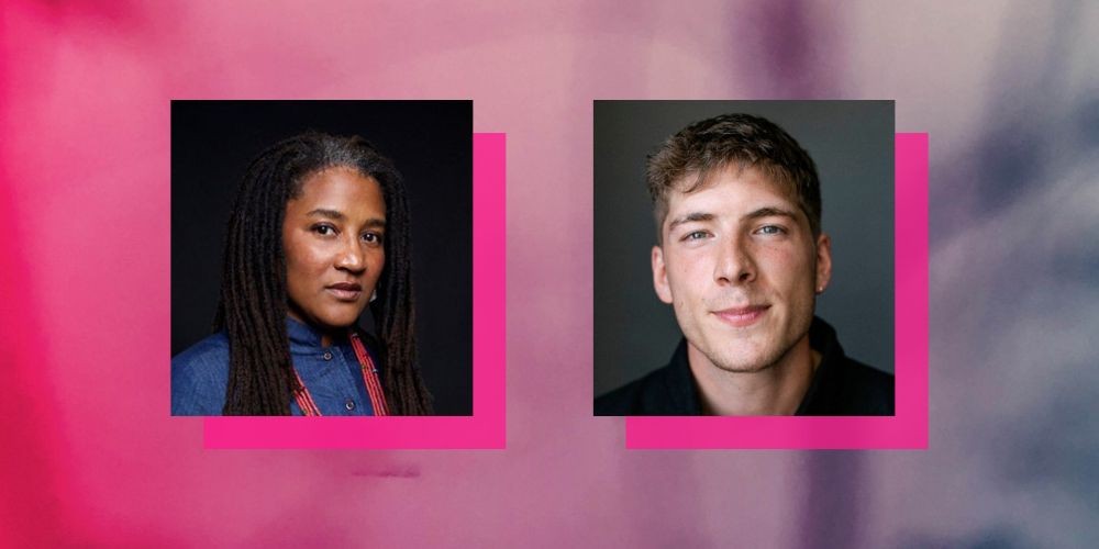 Headshots of Professor Lynn Nottage and Playwriting alum Sam Grabiner '21