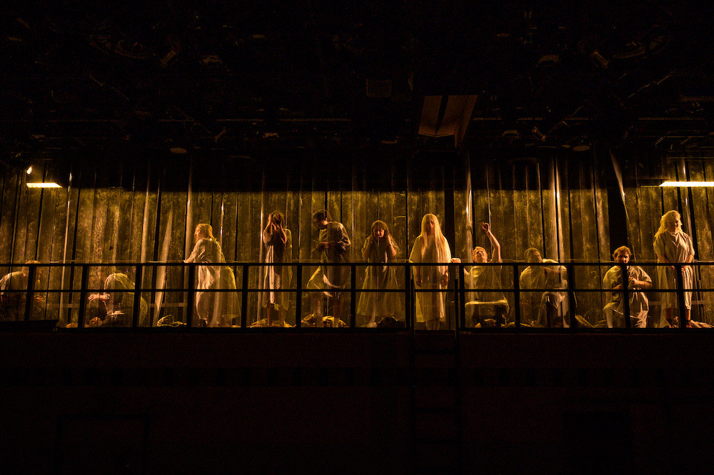 Actors on stage. 