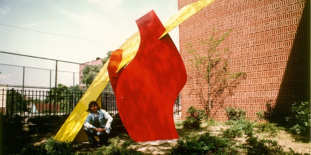 Ann Gillen '69 'Reaching,' (1987). Woodside, Queens, NYC Board of Education Commission; Photography credit John Dickey, courtesy of Ann Gillen/Artists Rights Society(ARS)NY