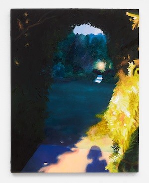 Kelsey Shwetz '22, 'The Light Fell on Her Face in a Gentle Network of Shadow,' (14 x 11 inches, oil on panel, 2023)
