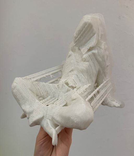3D printer sculpture