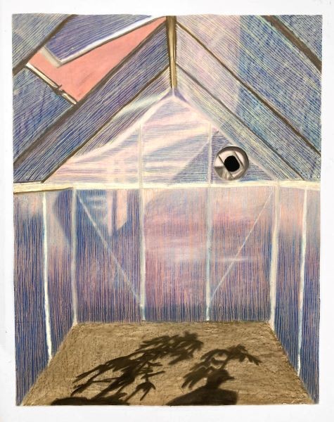 "Drawing for Herb Shed," 2021, Courtesy of the artist and Hollis Taggart, New York "Drawing for Herb Shed," 2021, Courtesy of the artist and Hollis Taggart, New York