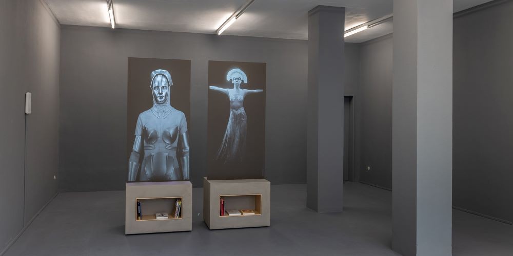 Installation view of #SOPHYGRAY 2021 by alumna Nadja Verena Marcin '10. Photo by Klaus Schwichtenberg. art exhibit