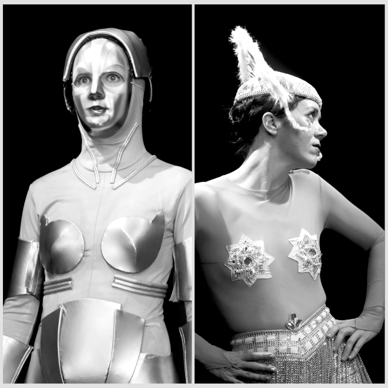 #SOPHYGRAY, 2021 © NVM Studio/VG-Bildkunst, Bonn, photography by Klaus Schwichtenberg models in eccentric costumes
