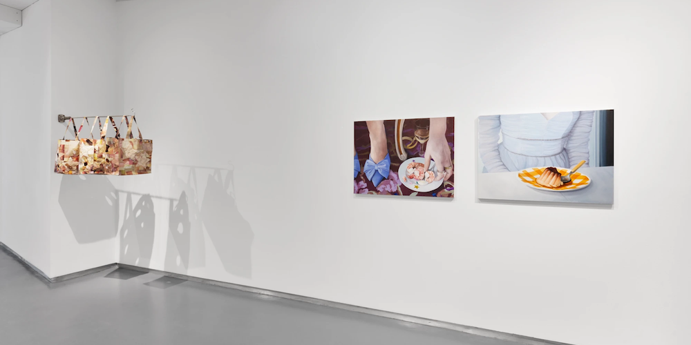 True Alchemy installation view. From left: Elzie Williams III, Kat Lowish.
Photo courtesy of Thierry Goldberg Gallery
