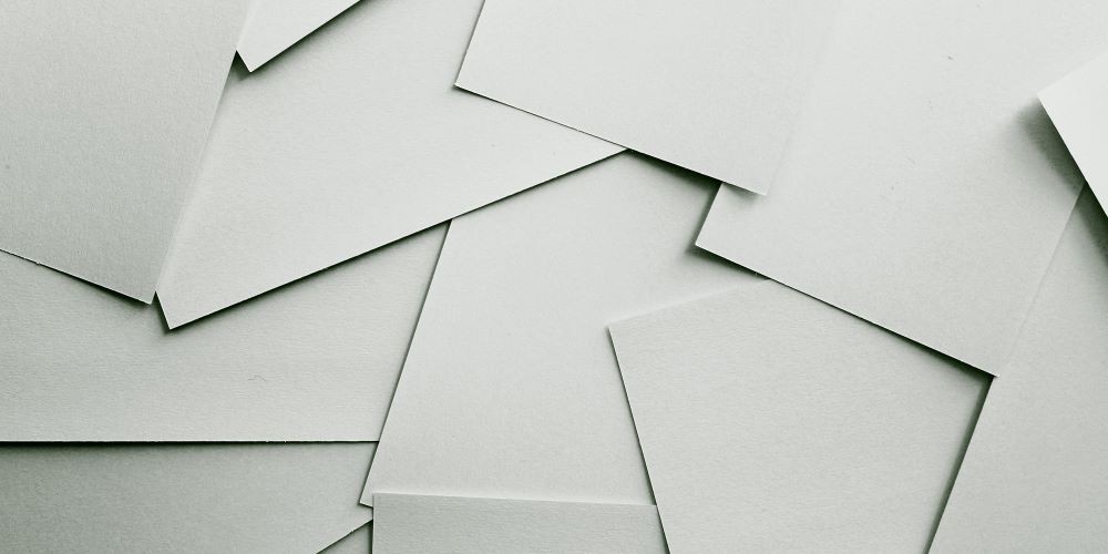 Abstract image of a paper pile.