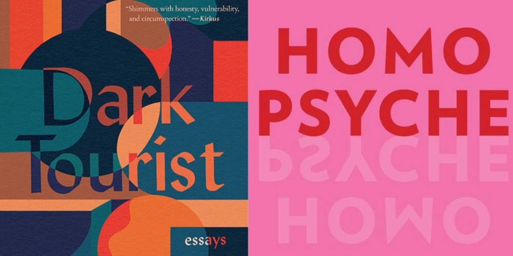 Book cover images for Dark Tourist and Homo Psyche 