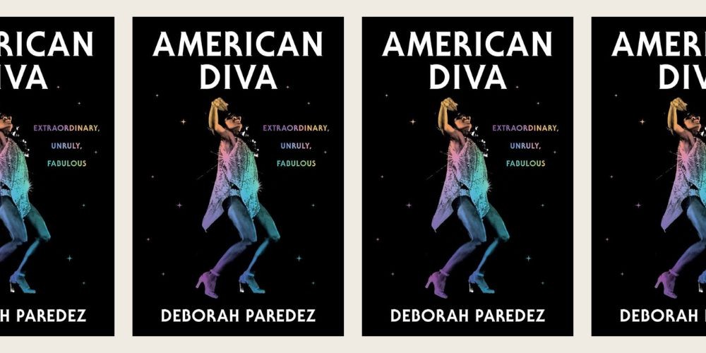 collage of book cover "american diva"