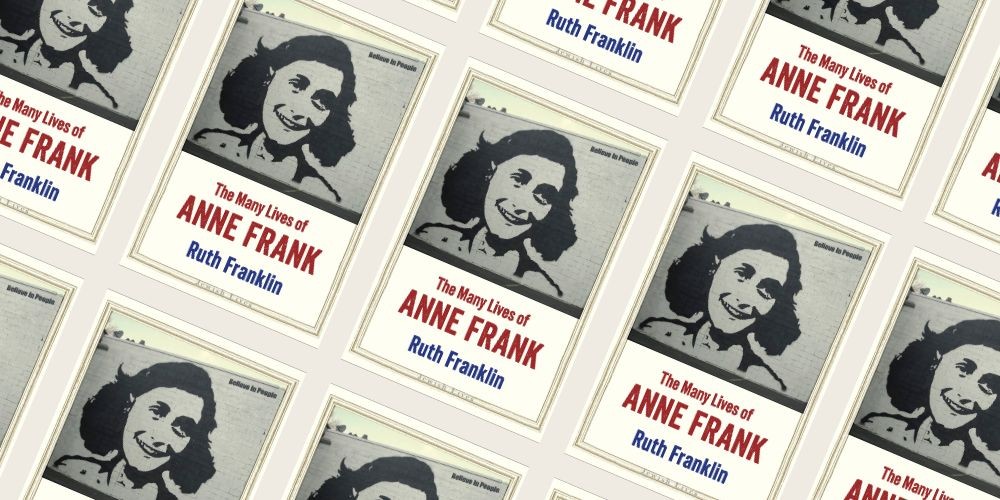 Book cover of "The many lives of Anne Frank."
