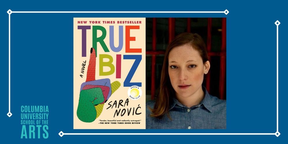 True Biz cover; Sara Nović headshot