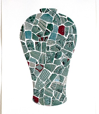 Vase print.