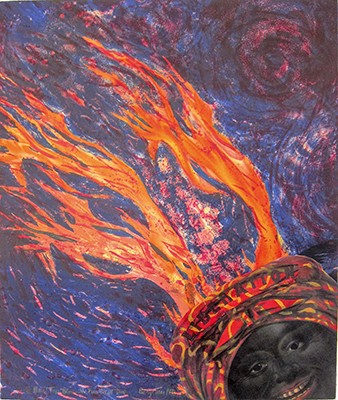 Fire print.