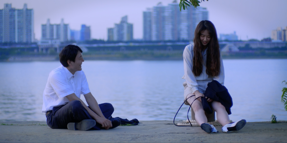 Still from Blue Grey, Written and Directed by Katie Kim, Produced and starring Flora Jiwu Hwang ’20
