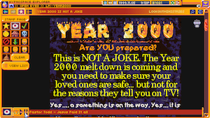 'Hypnospace Outlaw,' by Jay Tholen photo of a screen with cheep graphics