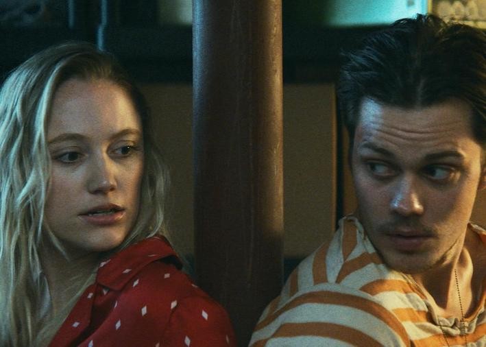 Still from 'Villains,' image courtesy of SXSW Film Festival Two people back to back