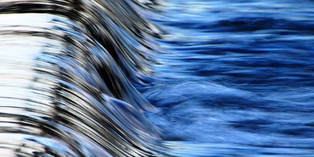Graphic of moving water