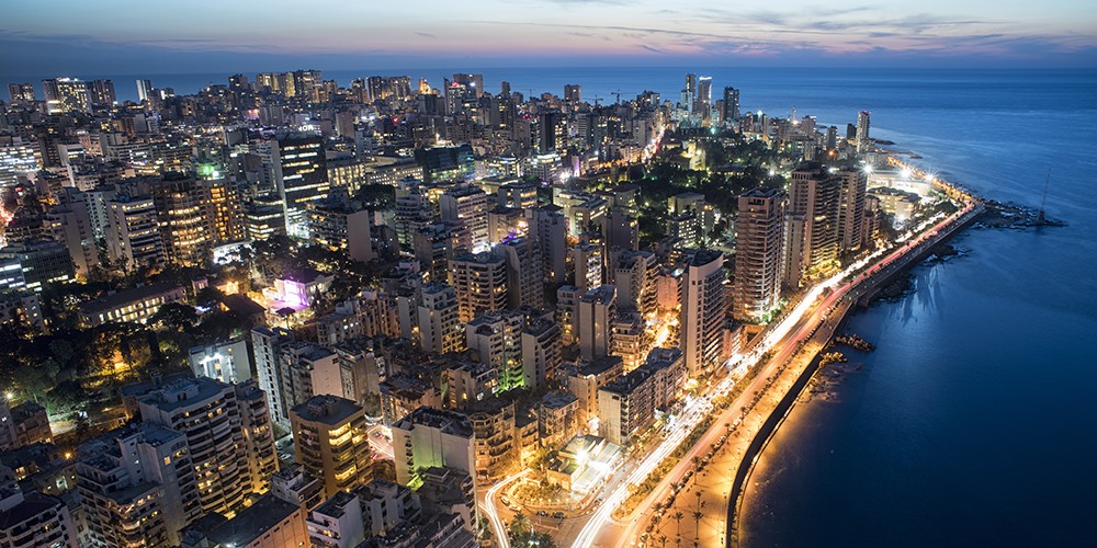 beirut at night