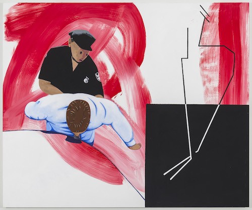  David Humphrey, "Apprehended," 2020, Acrylic on canvas